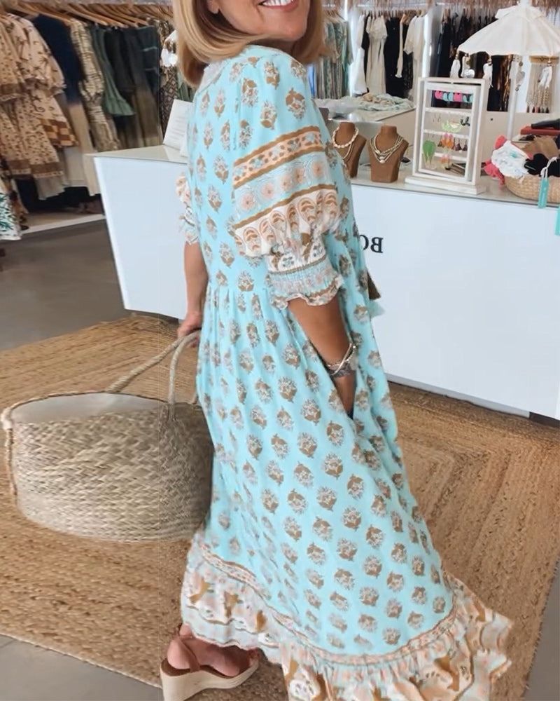 Alma | Bedrucktes Kleid, das Sie lebendig fühlen lässt