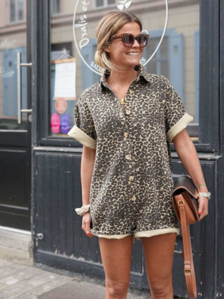 Gepard | bedruckter Strampler