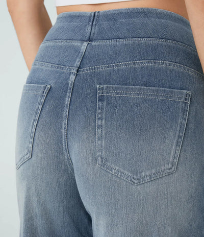 Eva | Elastische Hose mit hoher Taille