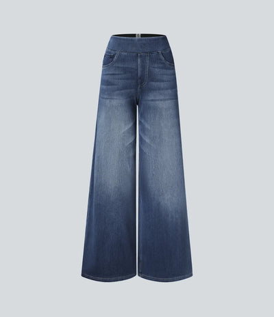 Eva | Elastische Hose mit hoher Taille