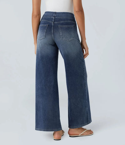 Eva | Elastische Hose mit hoher Taille