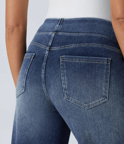 Eva | Elastische Hose mit hoher Taille